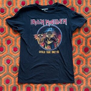 MAKE OFFER! Iron Maiden Black Graphic Tee - Men's Short Sleeve t-shirt